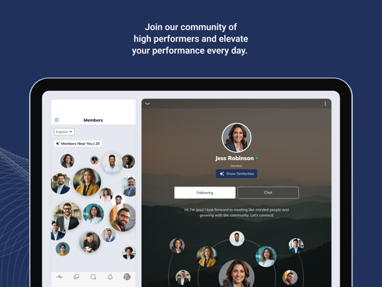 Catalyst Network iPad screenshot 1 - Business app