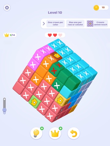 Crowndoku: Logic Puzzle Master iPad screenshot