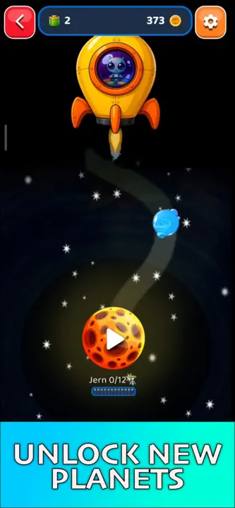 Simon in space game screenshot 2