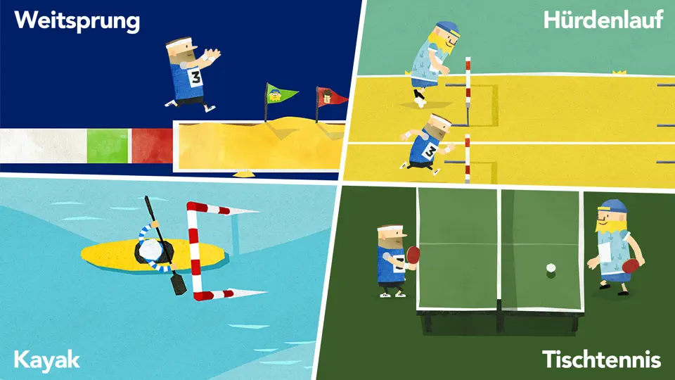 Screenshot von Fiete Sports Kinder Spiele 4+ auf dem iPhone 8
