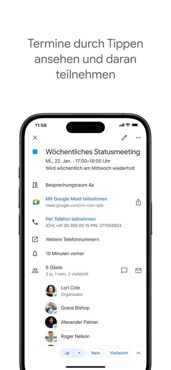 Google Kalender Screenshot 3