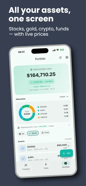 Freedom Date: FIRE Tracker screenshot 3