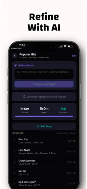 EZMix : AI Playlist Generator screenshot 4