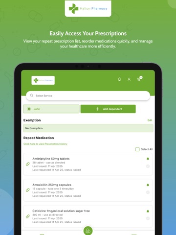 Halton Pharmacy iPad screenshot 2