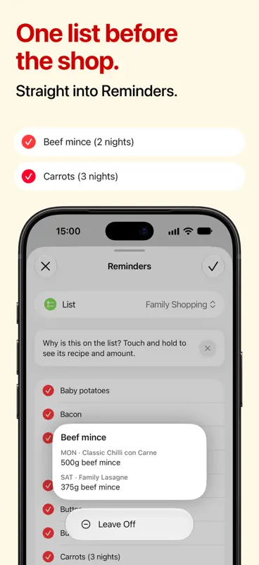 TeaTonight: Dinner Planner screenshot 3 of 10