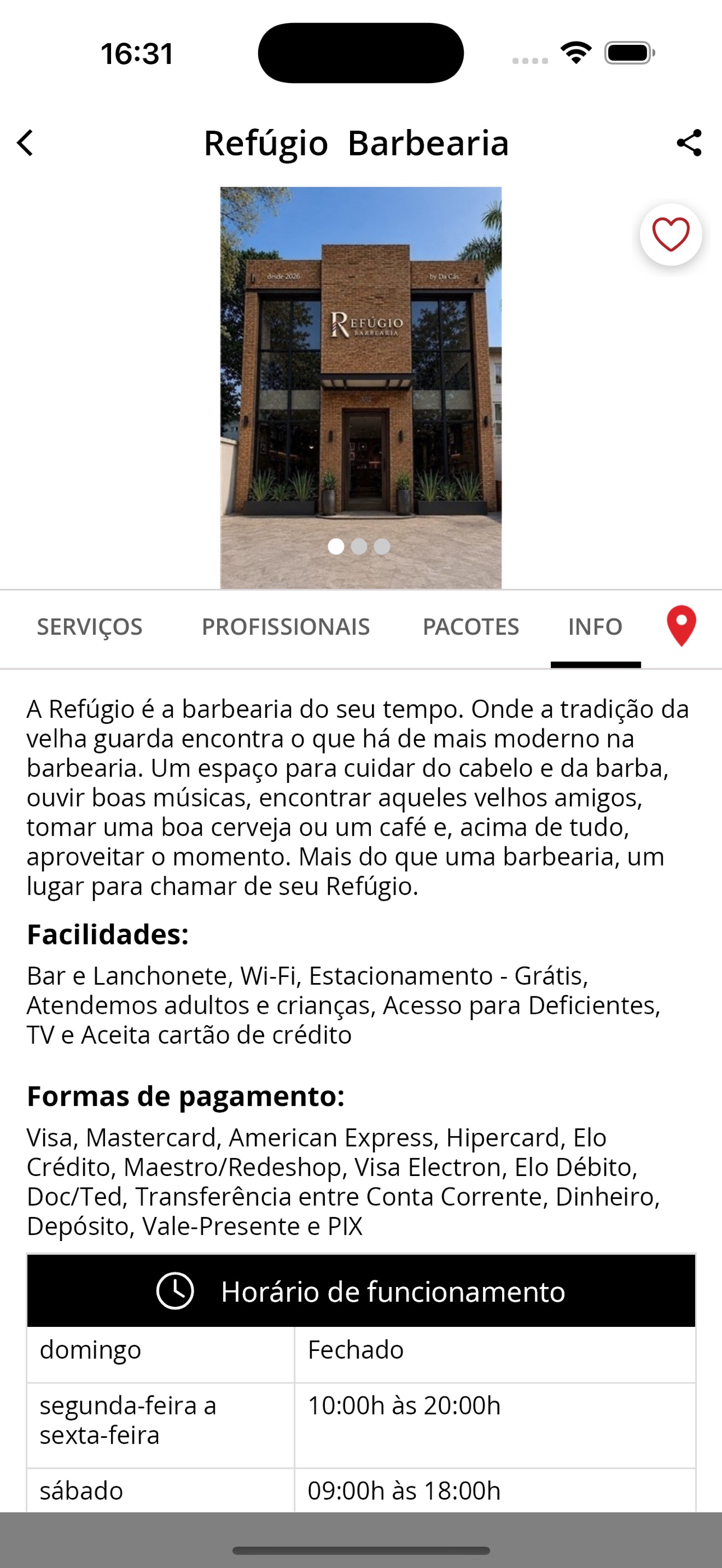 Screenshot 4 of Refúgio Barbearia
