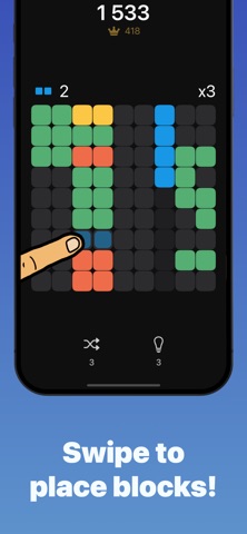 BlockSwipe Puzzle: Match Game Screenshot 2 of 5