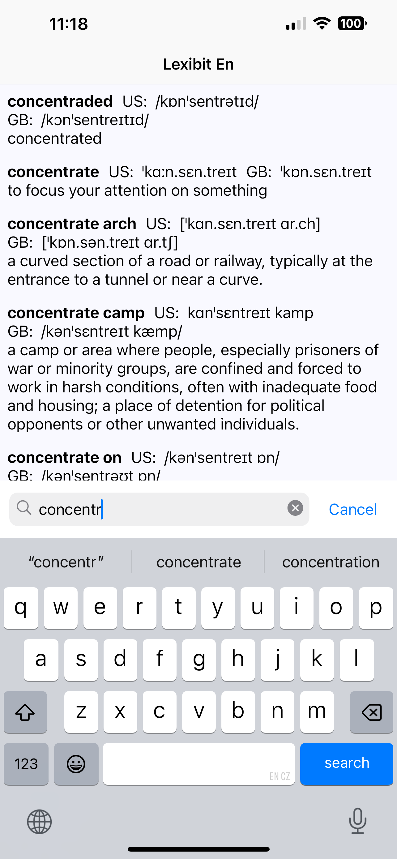 Vocabulary builder Lexibit
