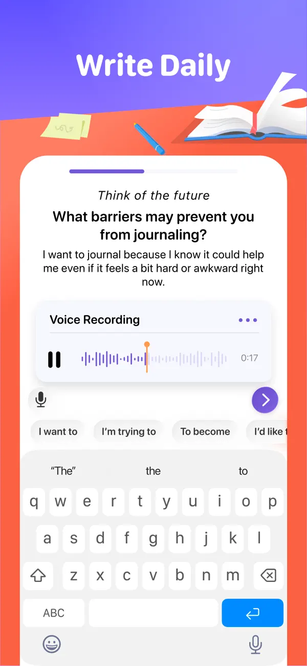 Screenshot #2 pour Journal & Mood Tracker - Halo