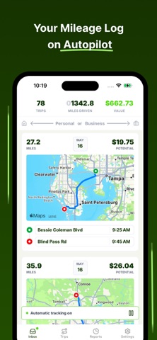 SmartMiles: Mileage Tracker Screenshot 1 of 6