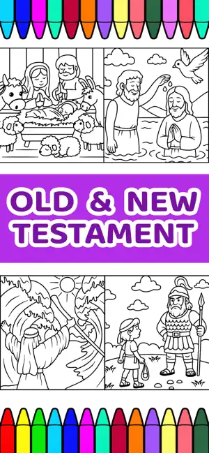 Bible Coloring Book for Kids screenshot 3
