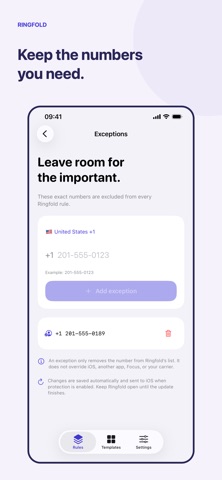 Ringfold: Call Pattern Blocker Screenshot 5 of 7