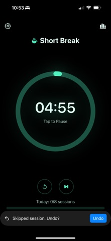 No BS Pomodoro screenshot