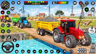 Tractor Driving Farming Games Screenshot