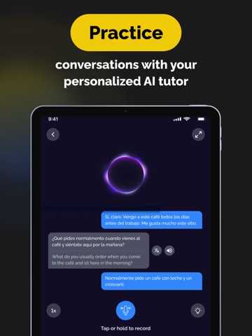 FluentJoy: Learn Spanish iPad screenshot