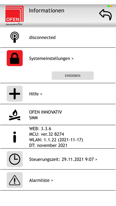 Ofen Innovativ Screenshot