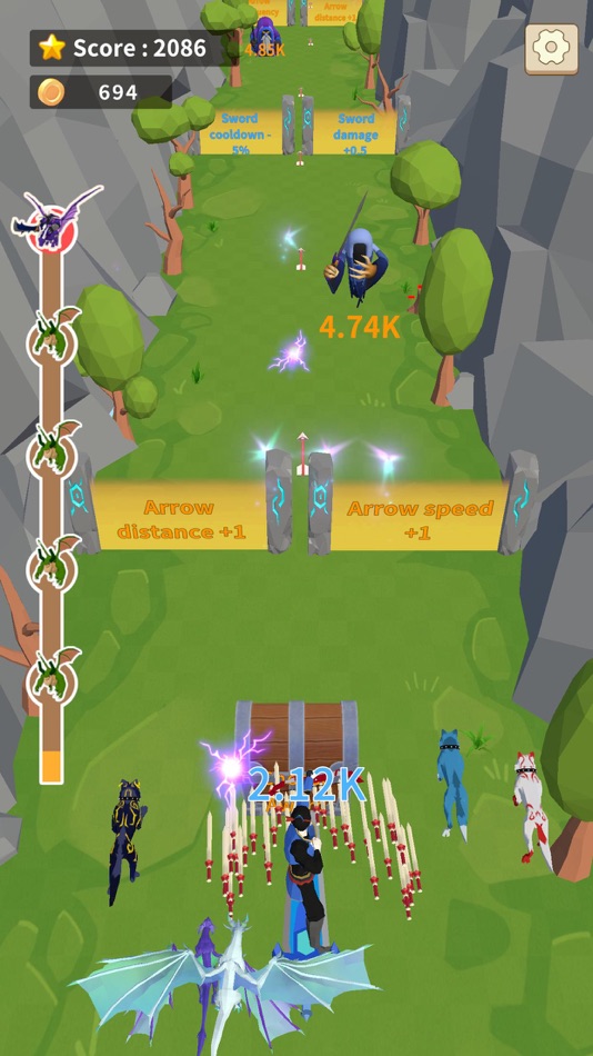 #5. Arrow a Row (iOS) 由: HAPIGA VIET NAM COMPANY LIMITED