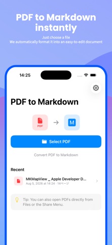 PDF to Markdown Converter Screenshot 2 of 3