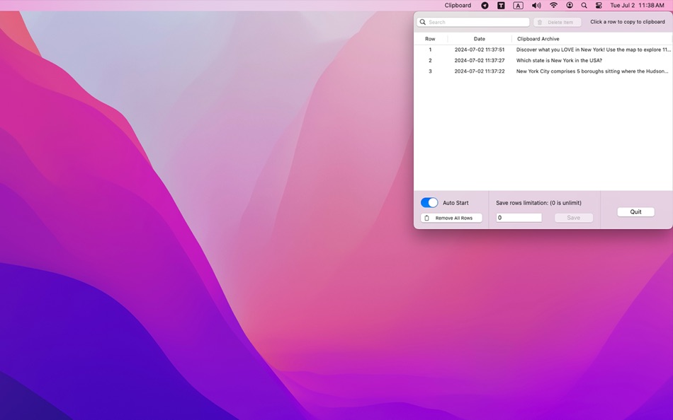 #1. AutoSave Clipboard (macOS) Podle: Khatuli Todua