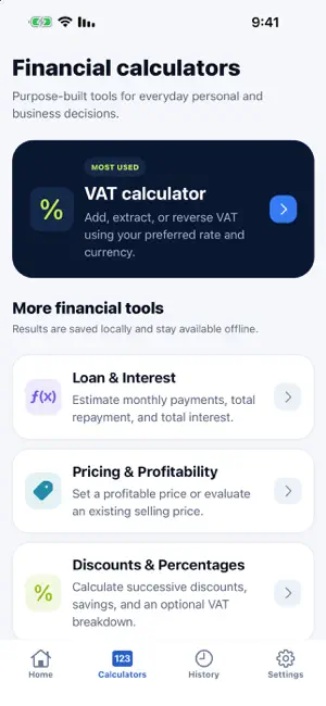 VAT & Interest Calculator screenshot 2