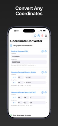 CoordTool Coordinate Converter screenshot 1
