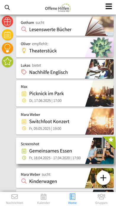 Offene Hilfen Ermstal-Alb app screenshot