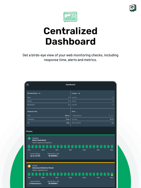 Screenshot #5 pour Uptime.com Website Monitoring
