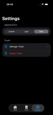 Vaulta Organizer screenshot