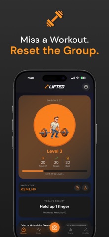 Lifted: Group Fitness screenshot