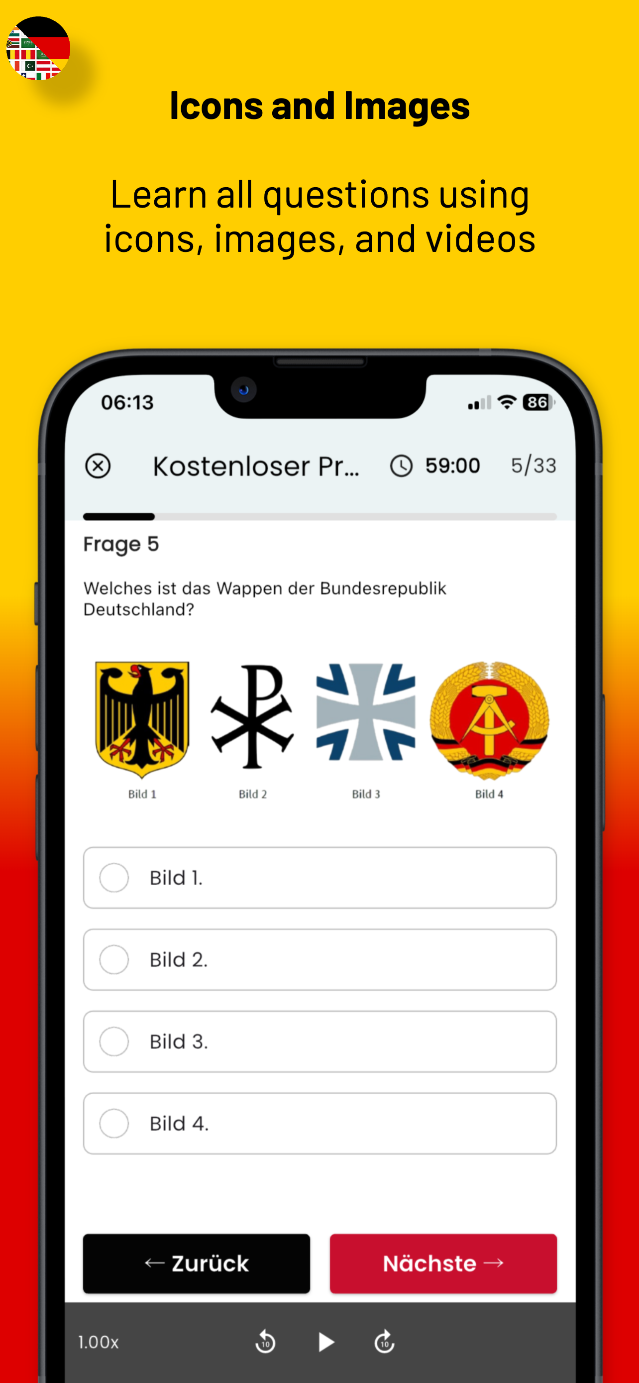 German Citizenship Test ML screenshot 8