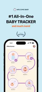 Welcome Baby: Baby Tracker screenshot #1 for iPhone