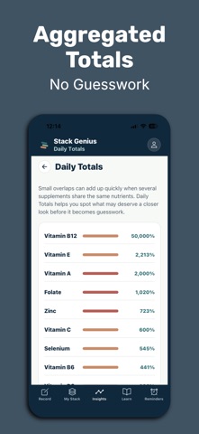 Stack Genius iPhone screenshot