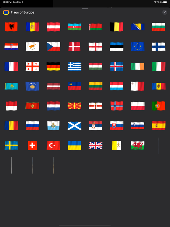 Screenshot #5 pour Drapeaux de l'Europe