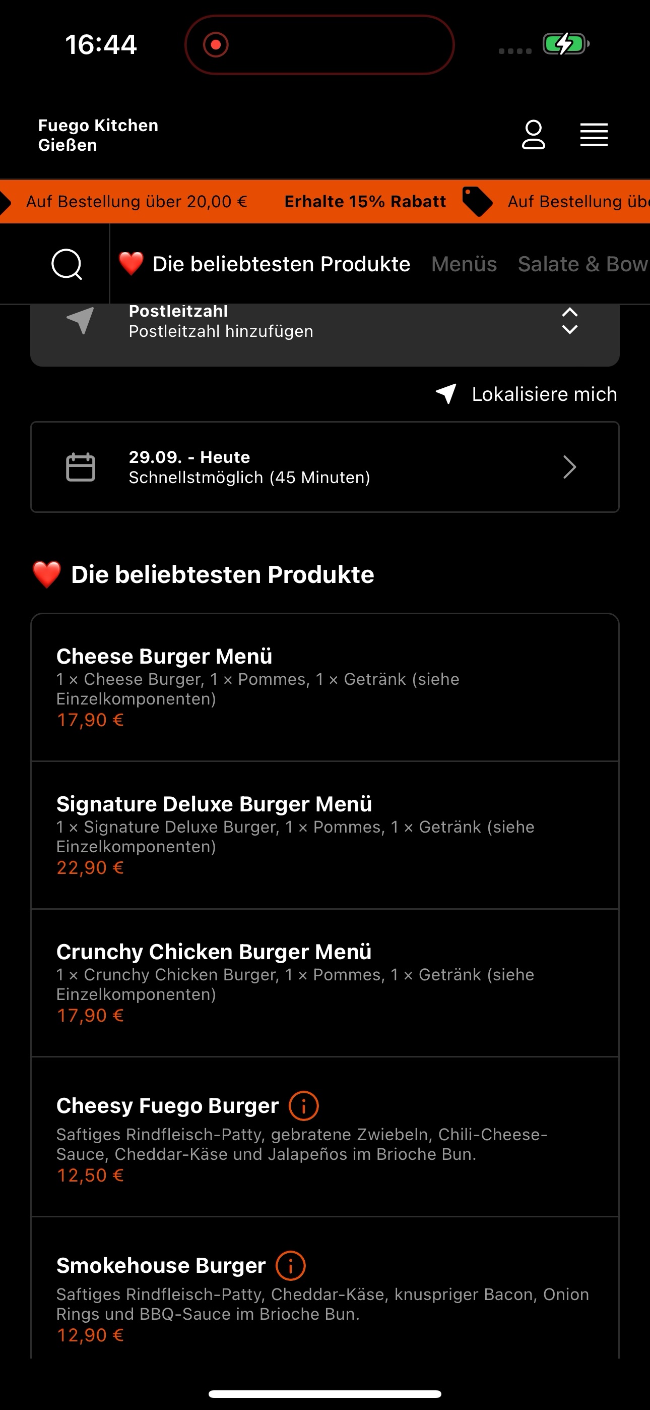 Screenshot 5 of Fuego Kitchen Gießen