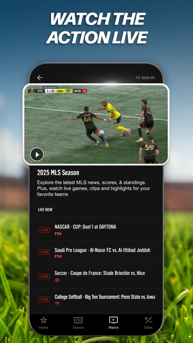 FOX Sports: Watch Live Games Screenshot