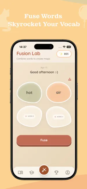 Word Fusion Lab -Vocab Builder screenshot 1