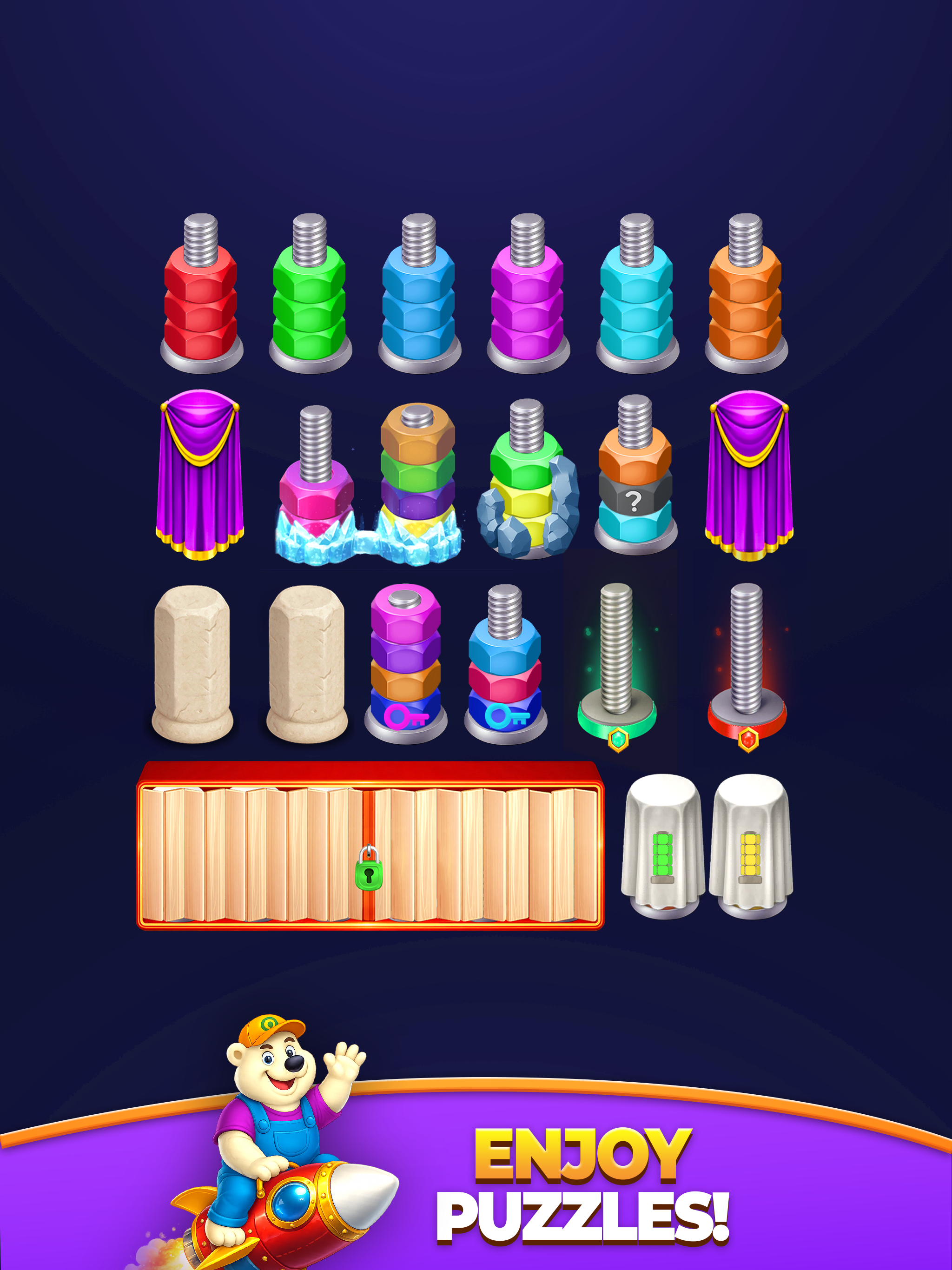 Nut Sort 3D: Color Match screenshot 10