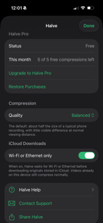 Halve: Video Compressor screenshot 4