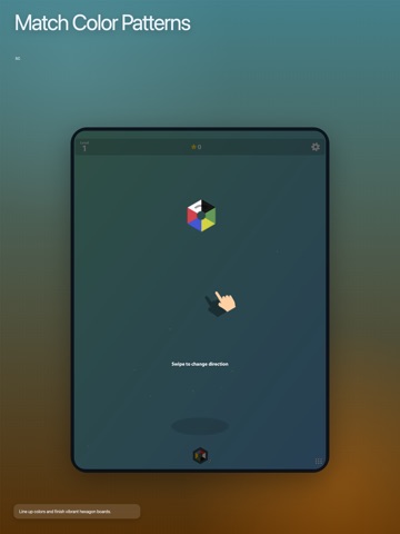 Hexaroll: Hexagon Color Puzzle iPad screenshot