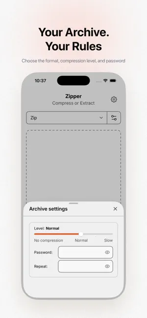 Zipper: Archive Manager screenshot 3
