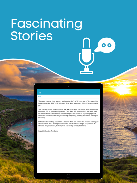 Oahu Grand Circle GPS Guide iPad screenshot 5 - Travel app