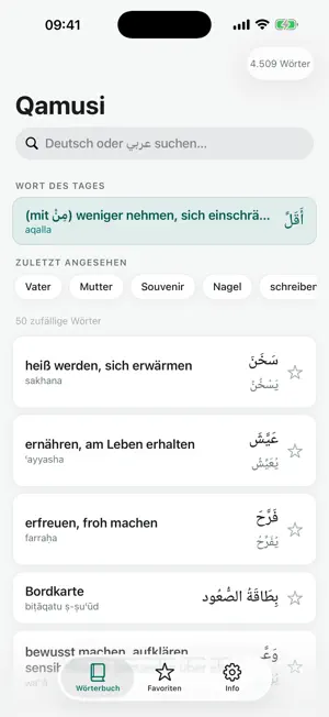 qamusi – Deutsch Arabisch screenshot 1