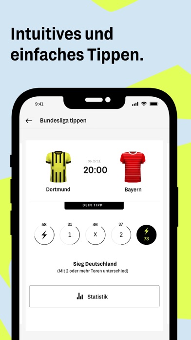 tipptastic – Die Tippspiel App Screenshot