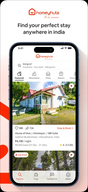 Homeyhuts screenshot 2
