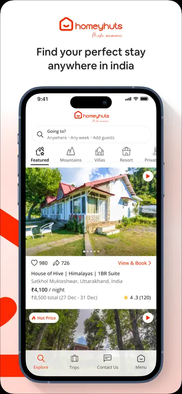 Homeyhuts screenshot 2 of 6