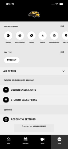 Southern Miss Gameday iPhone screenshot