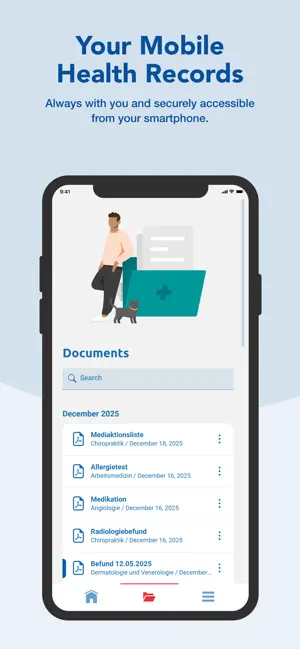 eGD – mobile Health Records screenshot 1