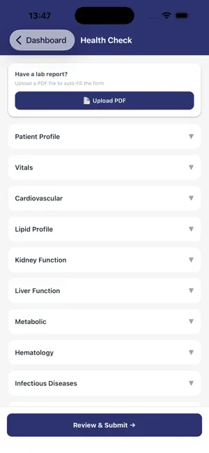 NHP HealthCheck screenshot 4