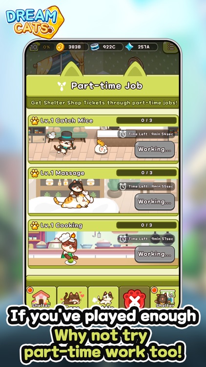Dream Cats: kitty idle rpg screenshot-4