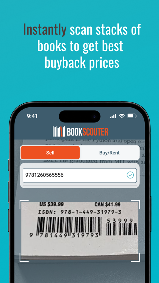 #2. BookScouter - Sell & buy books (iOS) By: Bookscouter LLC